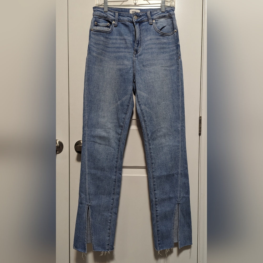 PISTOLA blue jeans with split hem